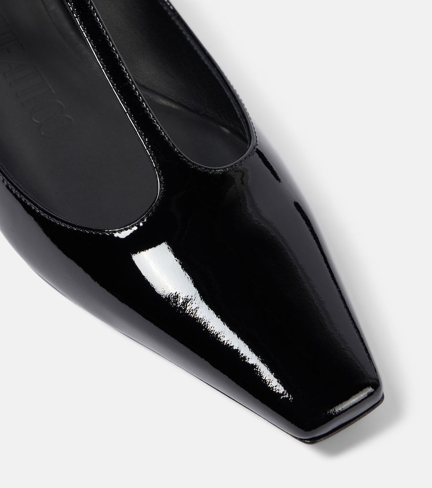 Ballerinas Juno aus Lackleder - The Attico - Modalova