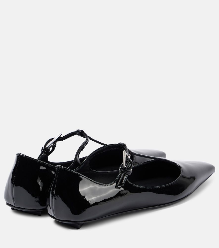 Ballerinas Juno aus Lackleder - The Attico - Modalova
