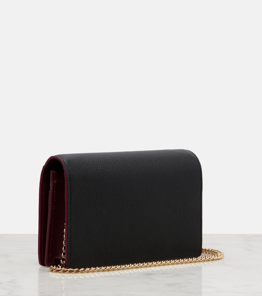 GG Petite Marmont leather wallet on chain - Gucci - Modalova
