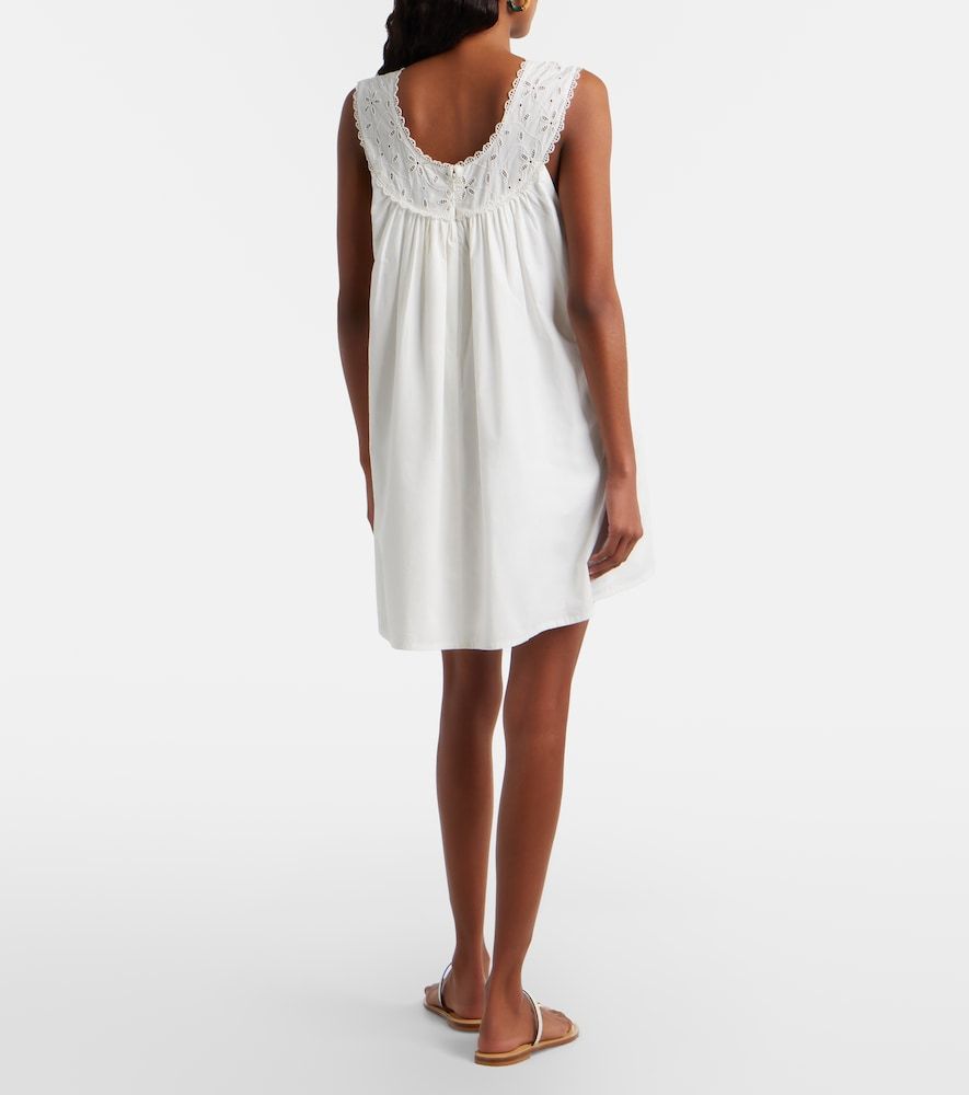 Vestido corto Salma de algodón bordado - Posse - Modalova