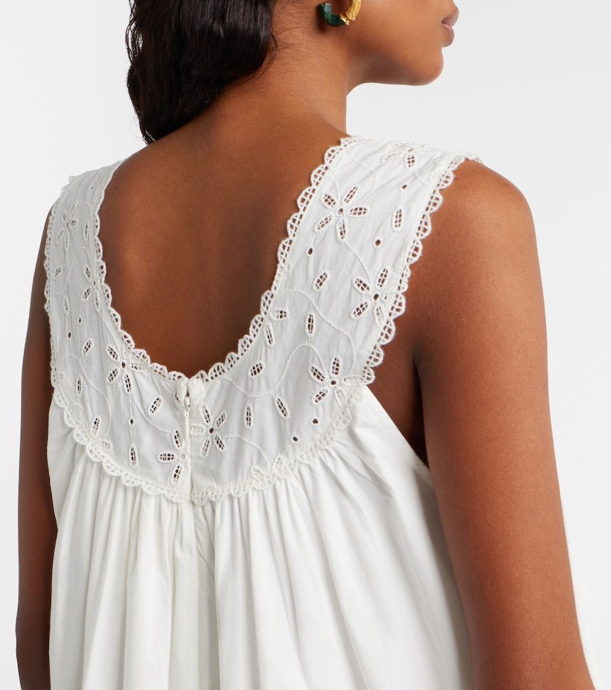 Vestido corto Salma de algodón bordado - Posse - Modalova