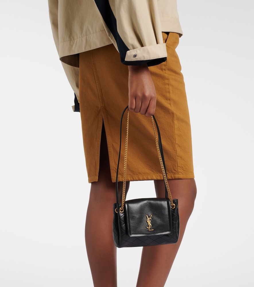 Nolita Mini leather shoulder bag - Saint Laurent - Modalova