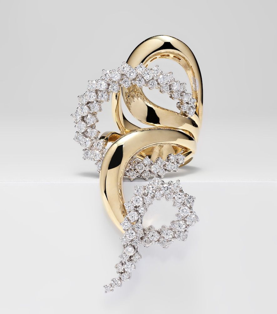 Anillo Golden Strada de oro de 18 ct con diamantes - Yeprem - Modalova