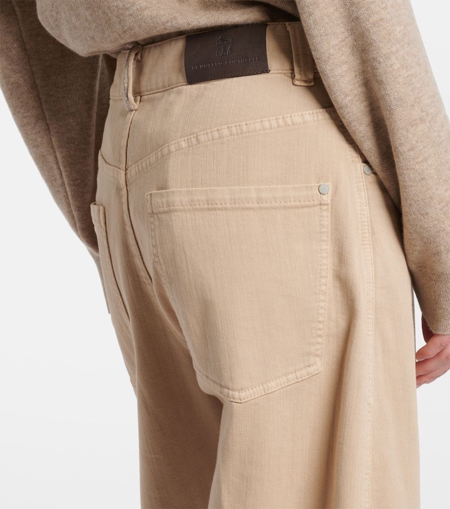 Mid-Rise Wide-Leg Jeans Monili - Brunello Cucinelli - Modalova