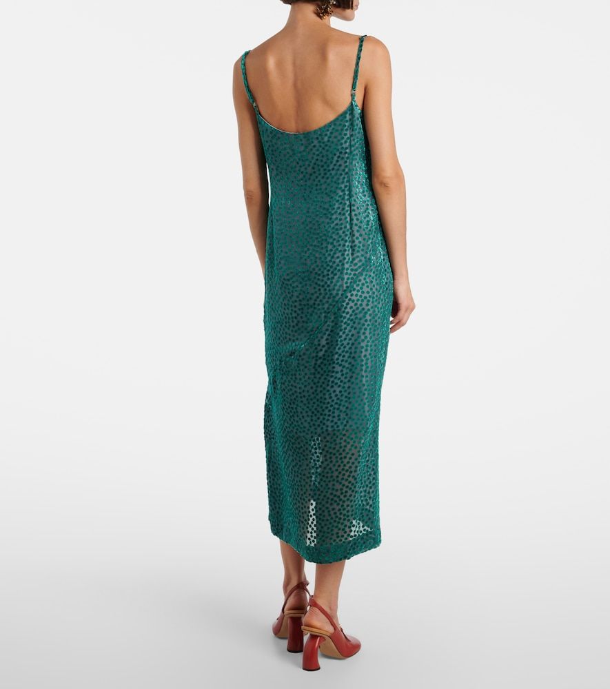 Abito sottoveste in devoré a pois - Dries Van Noten - Modalova