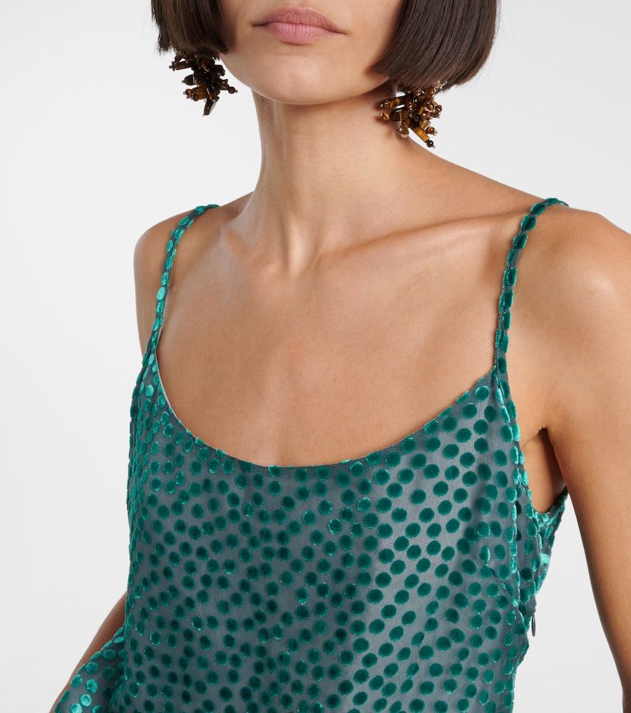 Abito sottoveste in devoré a pois - Dries Van Noten - Modalova