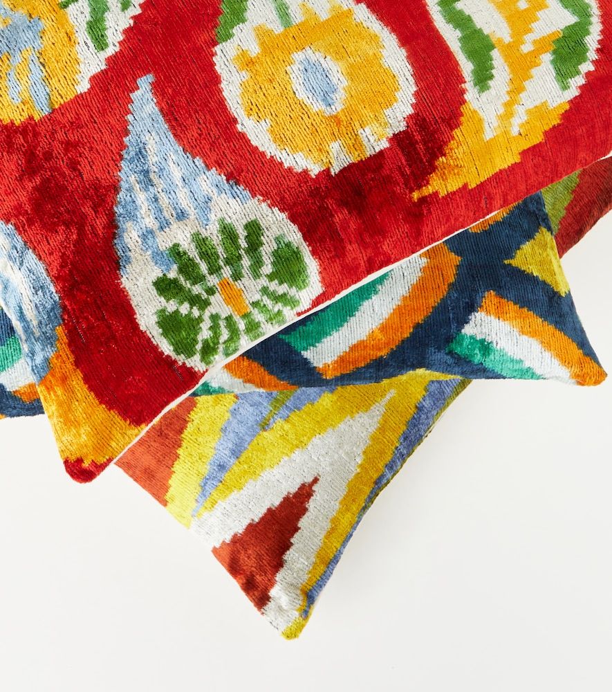 Cuscino in velluto di seta e cotone - Les-Ottomans - Modalova