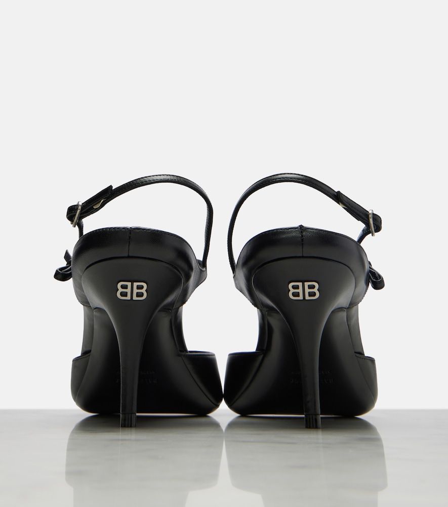 Slingback-Pumps Avenue Bow aus Leder - Balenciaga - Modalova
