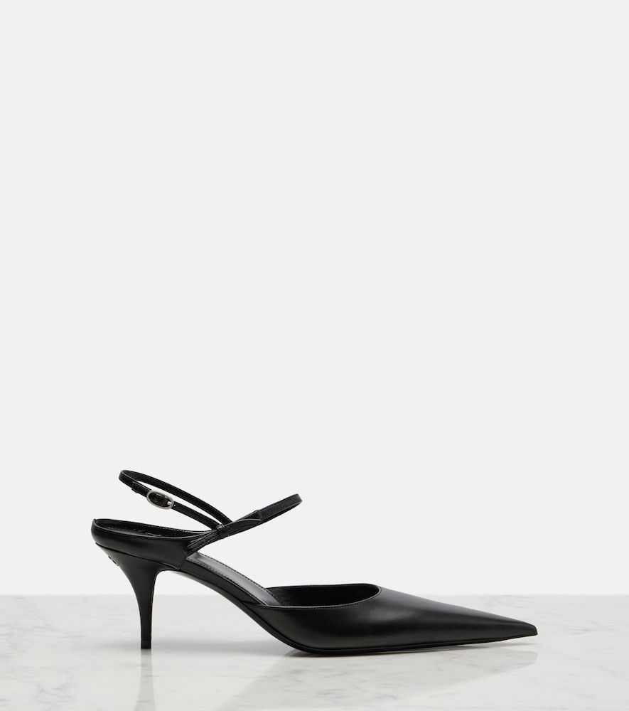 Slingback-Pumps Avenue Bow aus Leder - Balenciaga - Modalova