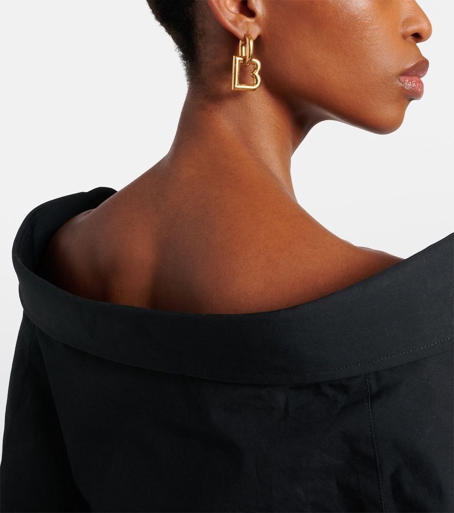 Balenciaga Eisa B hoop earrings - Balenciaga - Modalova