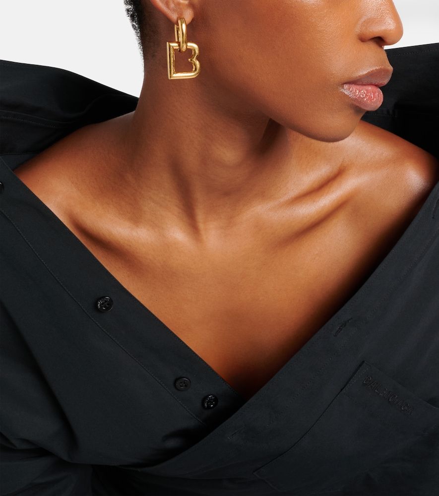 Balenciaga Eisa B hoop earrings - Balenciaga - Modalova