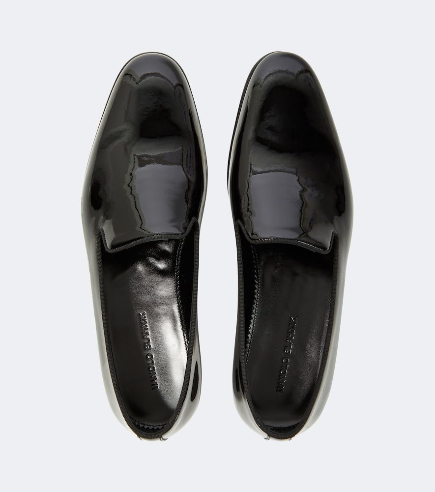 Slip-Ons Mario aus Lackleder - Manolo Blahnik - Modalova