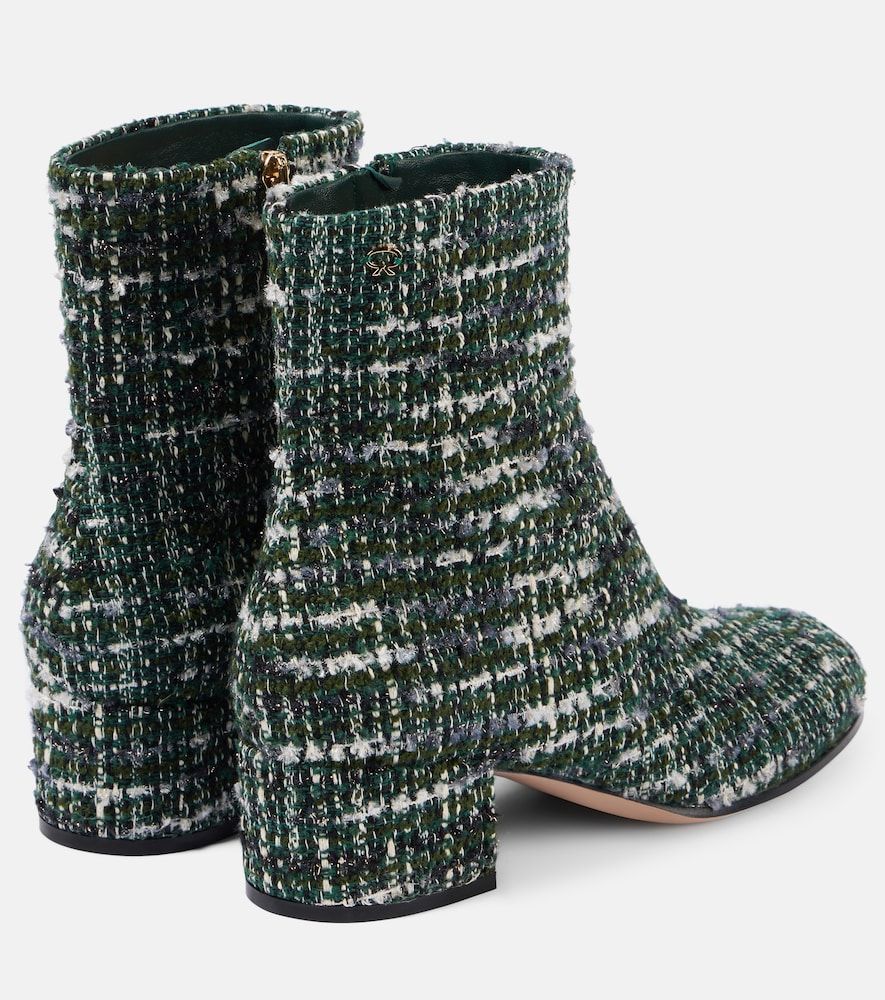 Joelle 45 boucle tweed ankle boots - Gianvito Rossi - Modalova