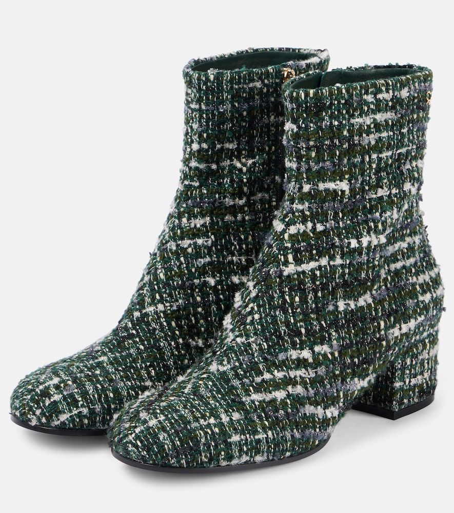 Joelle 45 boucle tweed ankle boots - Gianvito Rossi - Modalova