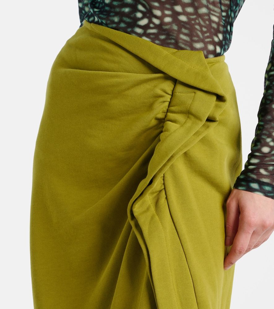 Gonna midi in cotone - Dries Van Noten - Modalova