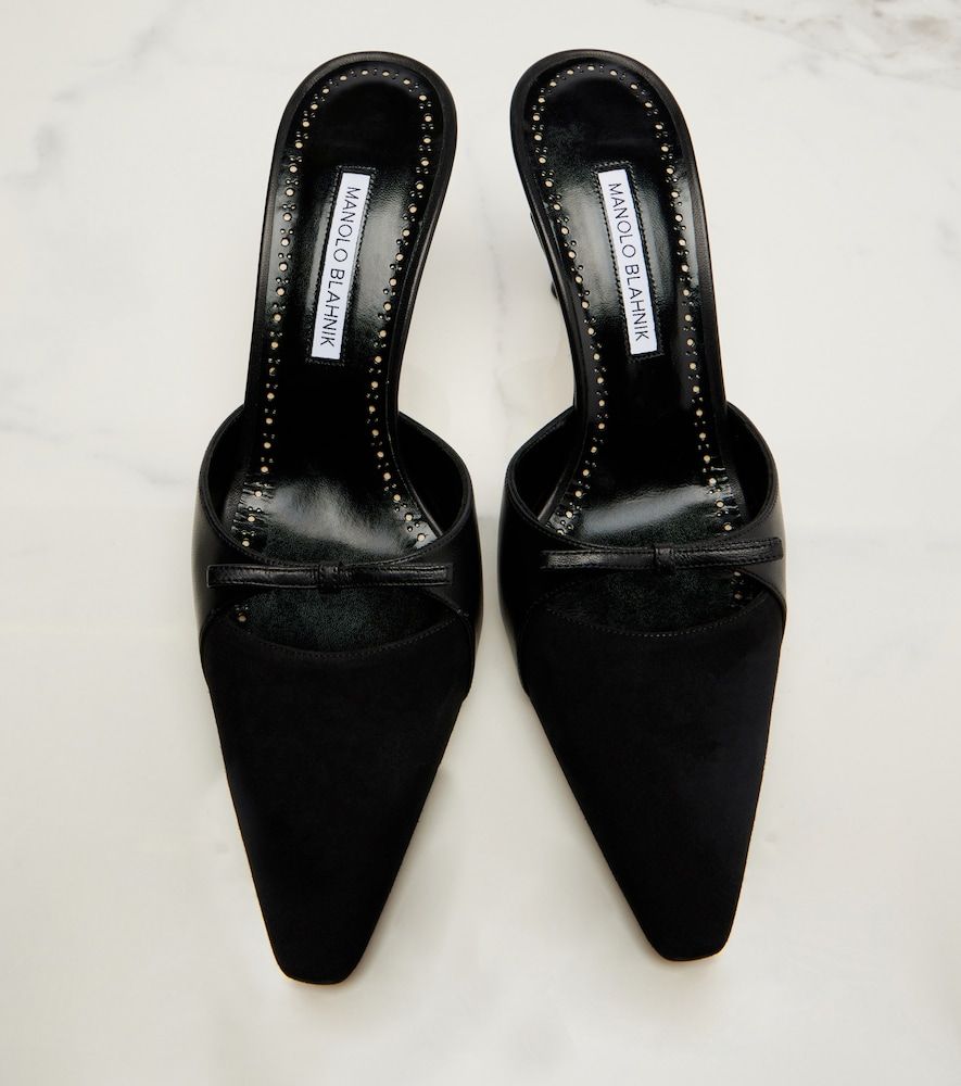Mules Tapidpla aus Leder - Manolo Blahnik - Modalova