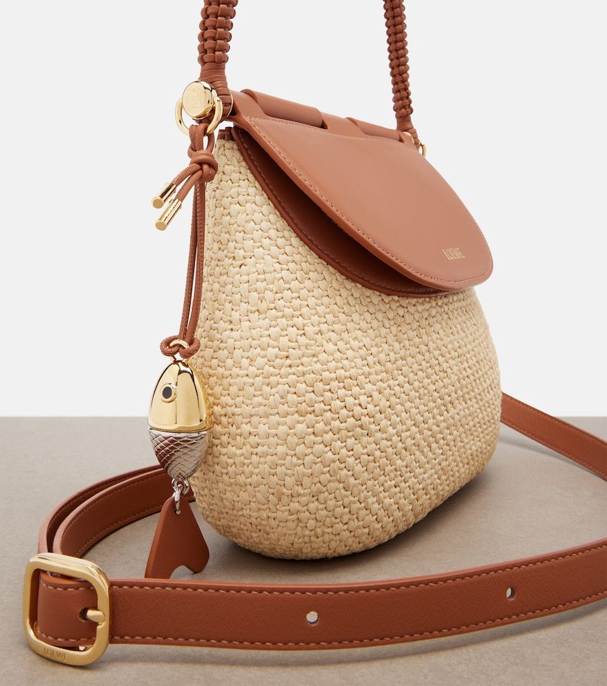 Bolso al hombro Paula's Ibiza Pescador Medium de rafia - Loewe - Modalova