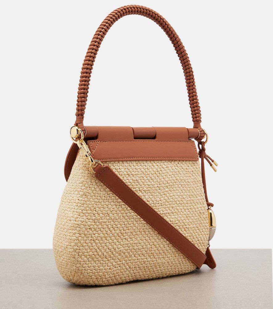 Bolso al hombro Paula's Ibiza Pescador Medium de rafia - Loewe - Modalova