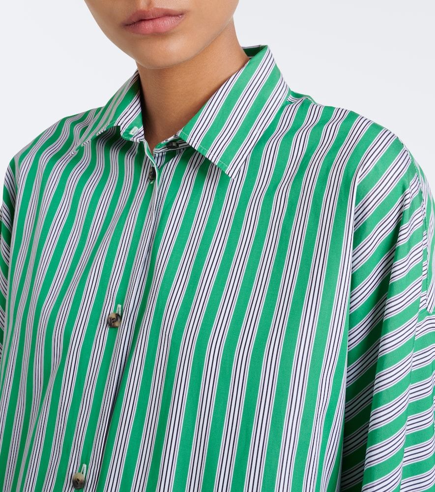 Double L striped cotton poplin shirt - Loewe - Modalova