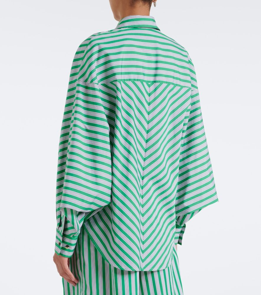 Double L striped cotton poplin shirt - Loewe - Modalova