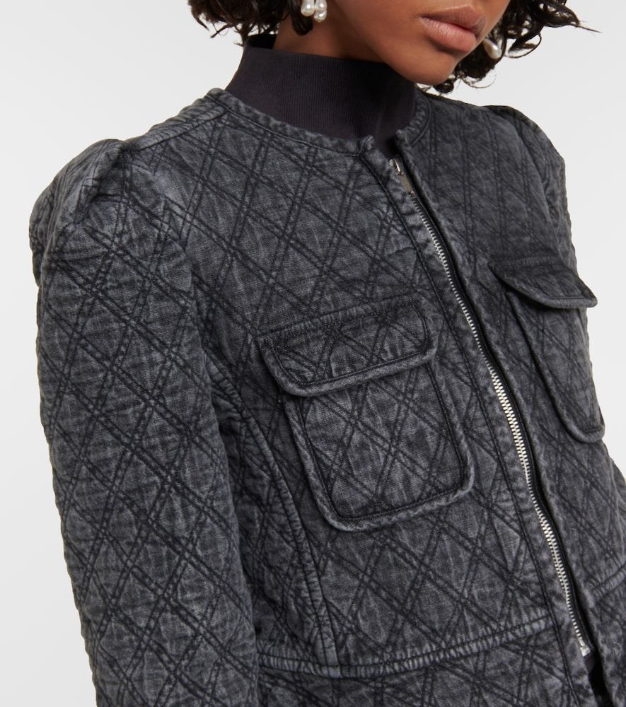 Deliona quilted denim jacket - Marant Etoile - Modalova