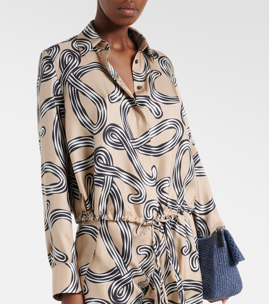 Camisa Paula's Ibiza de seda estampada - Loewe - Modalova