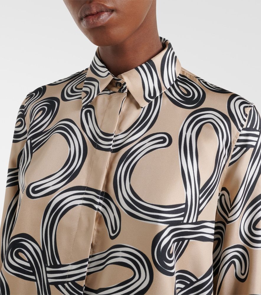 Camisa Paula's Ibiza de seda estampada - Loewe - Modalova