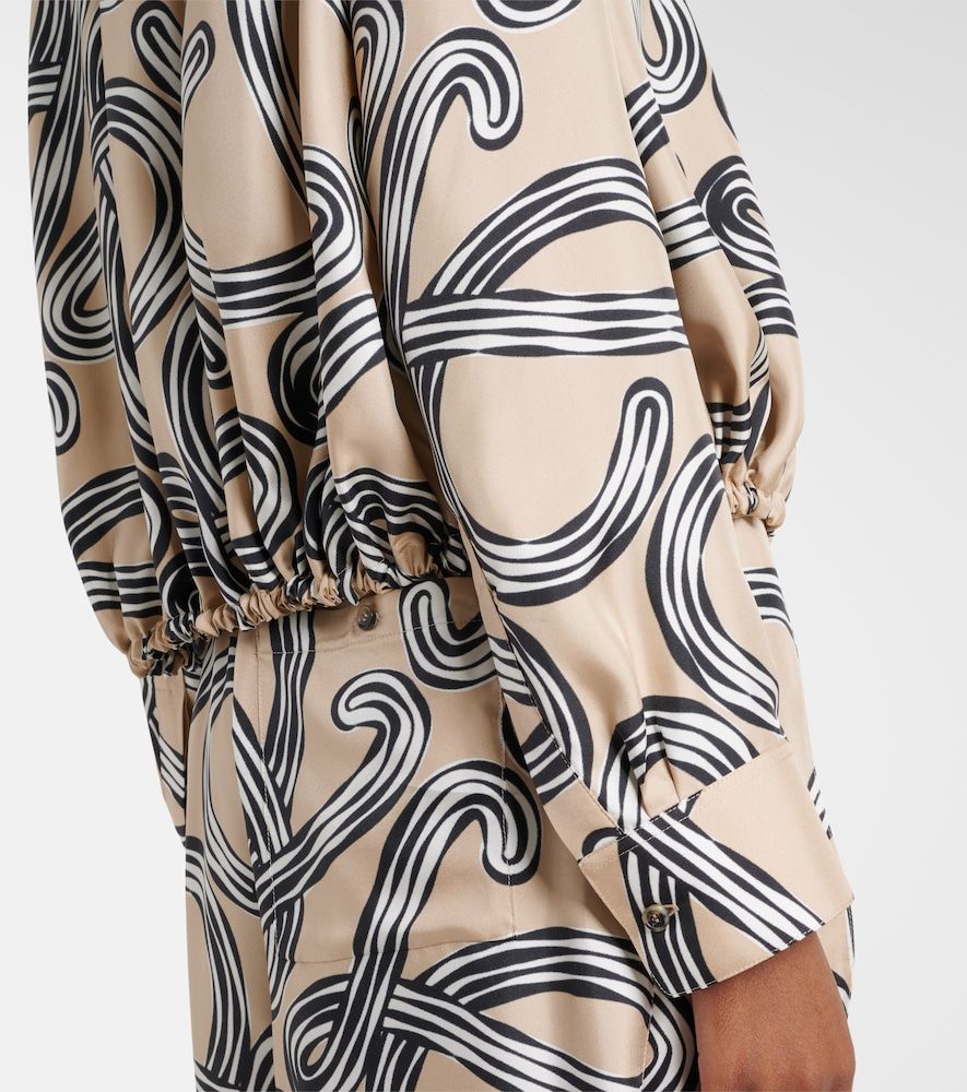 Camisa Paula's Ibiza de seda estampada - Loewe - Modalova