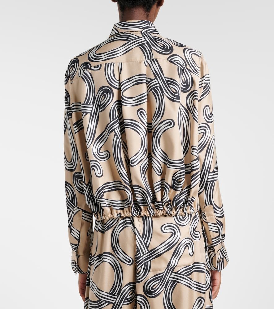 Camisa Paula's Ibiza de seda estampada - Loewe - Modalova