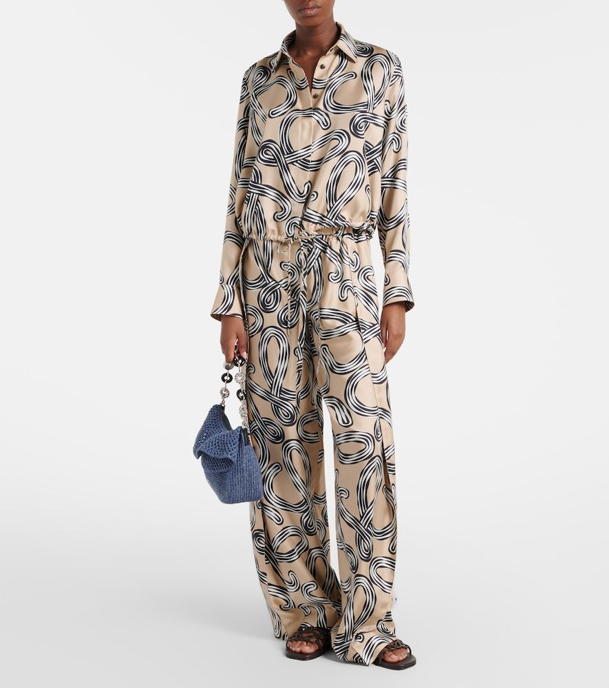 Camisa Paula's Ibiza de seda estampada - Loewe - Modalova