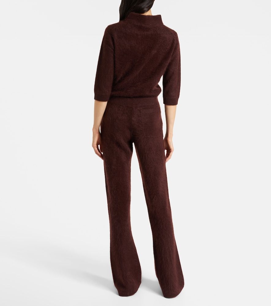 Pantalones flared Fluffy Statement en mezcla de lana y cachemir - Dorothee Schumacher - Modalova