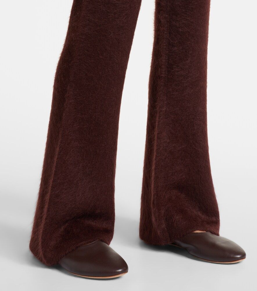 Pantalones flared Fluffy Statement en mezcla de lana y cachemir - Dorothee Schumacher - Modalova