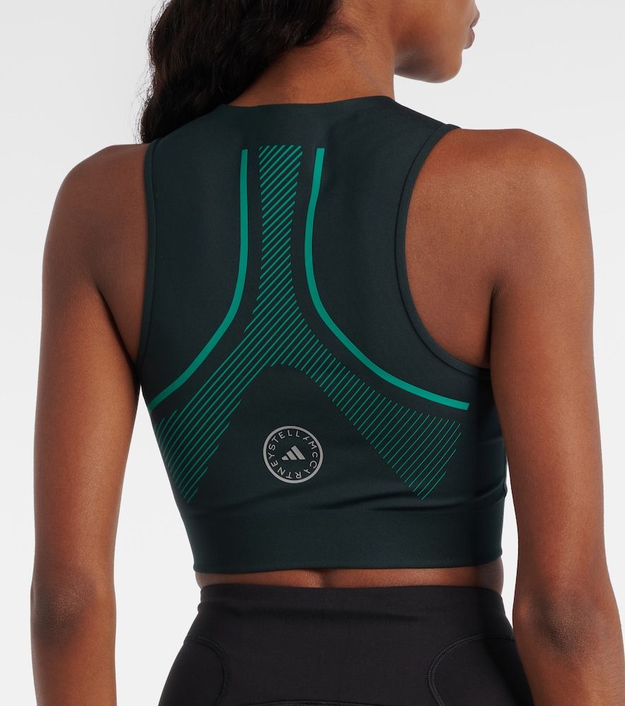 Crop top con logo - Adidas by Stella McCartney - Modalova