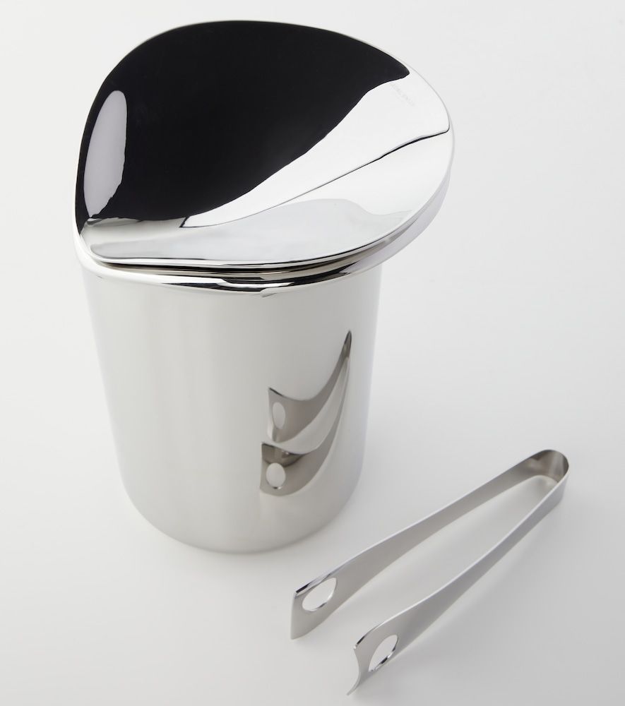 Set di pinze e secchiello per il ghiaccio Wine & Bar in acciaio inox - Georg Jensen - Modalova