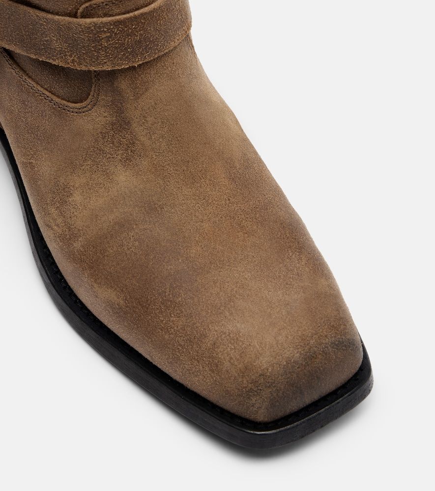 Biker suede mid-calf boots - Golden Goose - Modalova