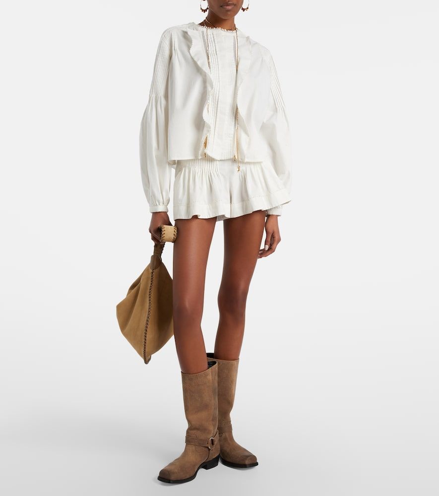 Biker suede mid-calf boots - Golden Goose - Modalova