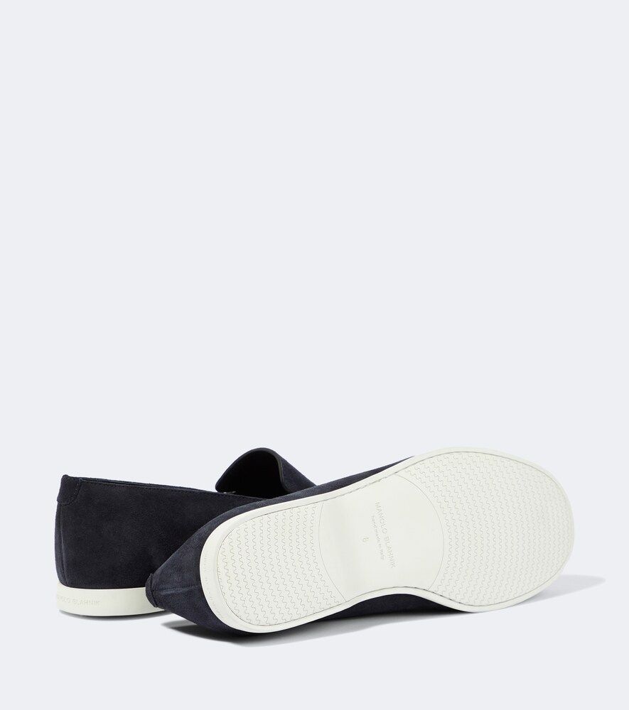 Slip-Ons Monaco aus Veloursleder - Manolo Blahnik - Modalova