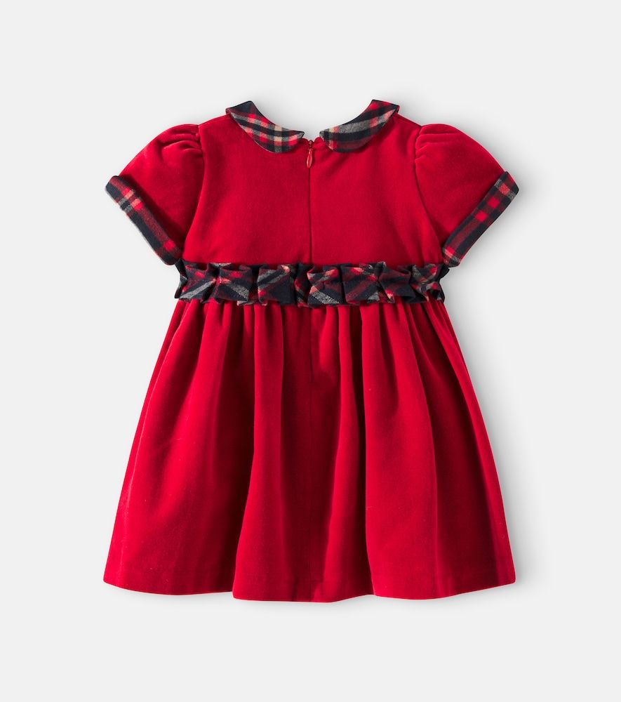 Bebé - vestido de terciopelo de algodón a cuadros - Patachou - Modalova