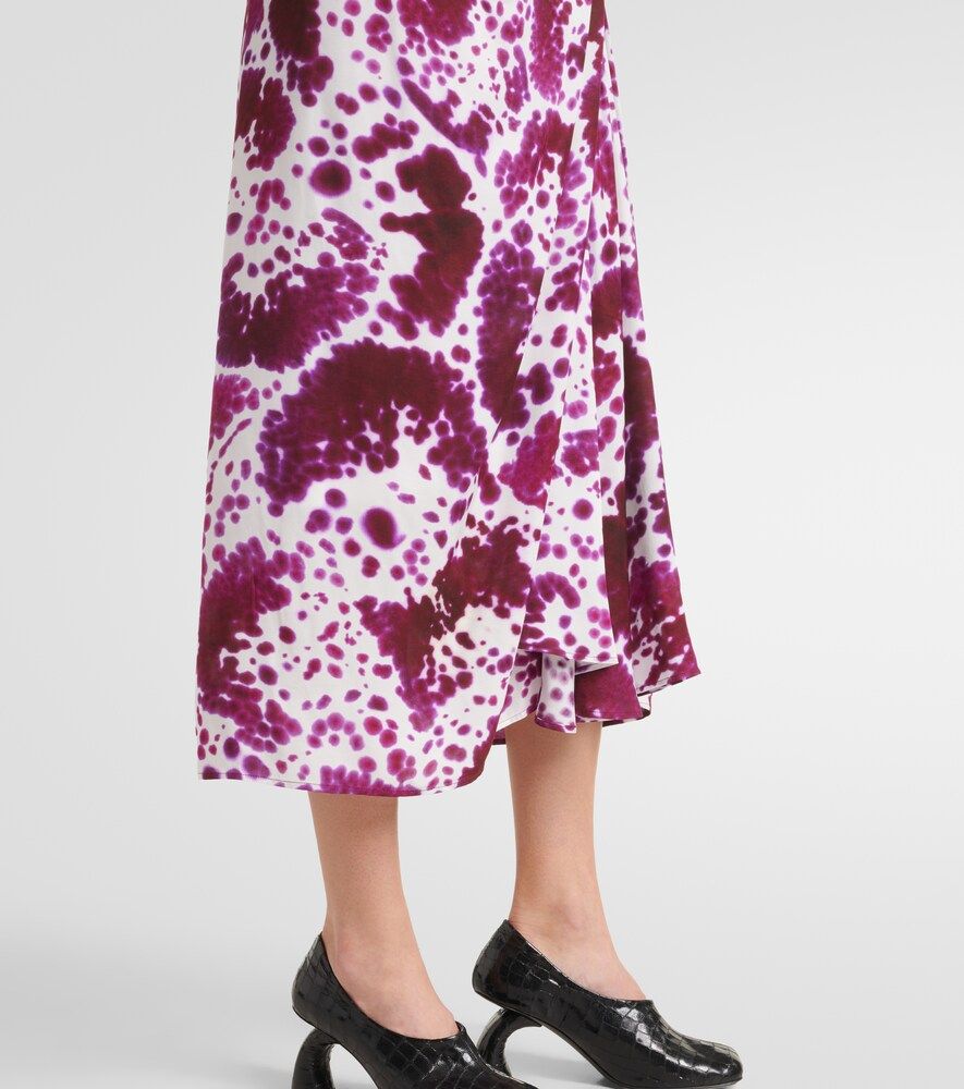Dries Van Noten Falda midi fruncida - Dries Van Noten - Modalova