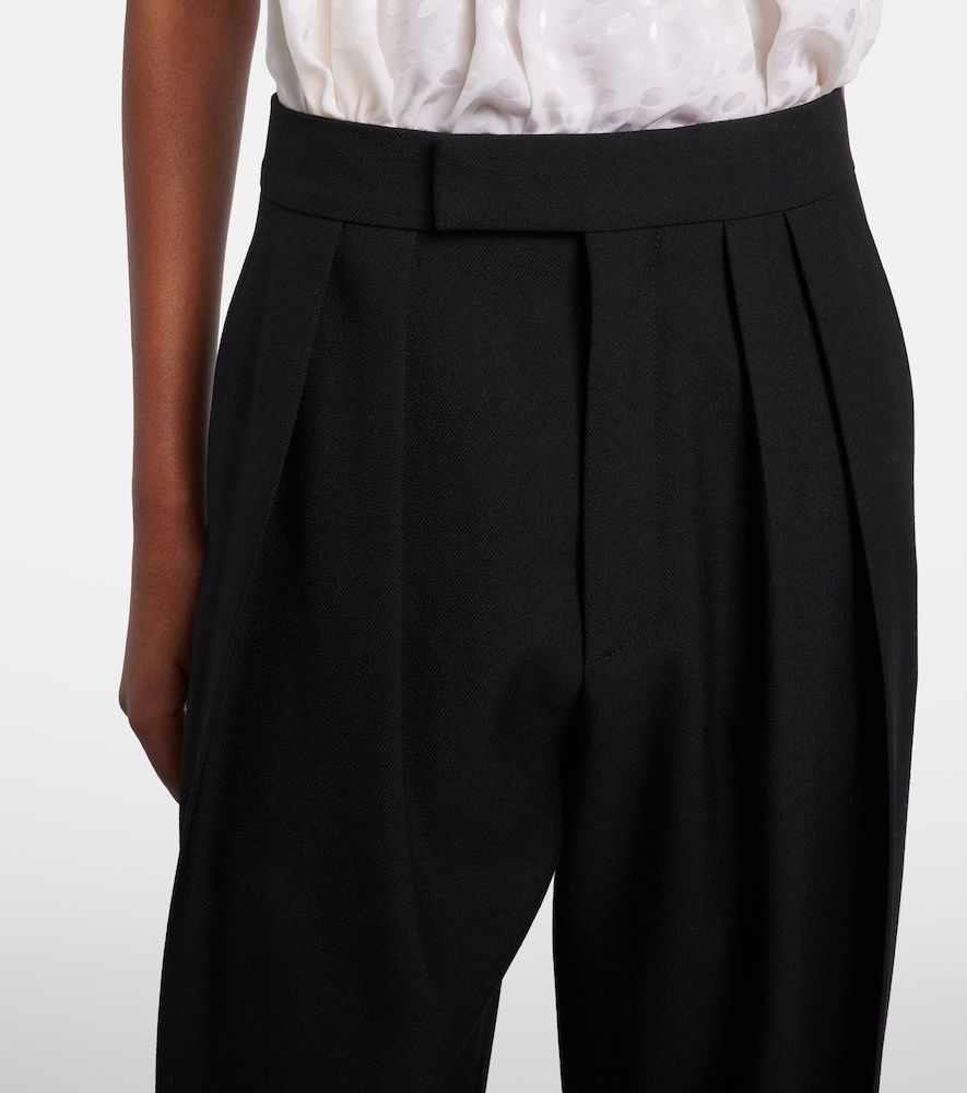Chloé Pantalones anchos en gabardina de lana - Chloe - Modalova