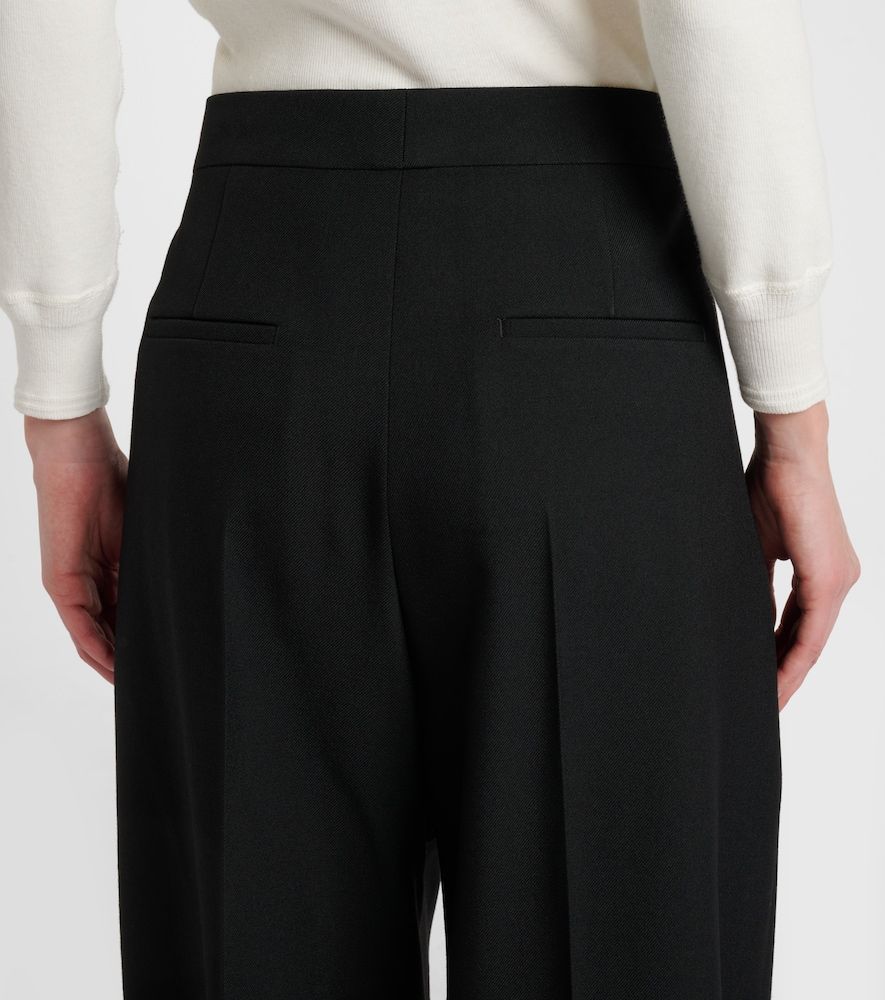 Chloé Pantalones anchos en gabardina de lana - Chloe - Modalova