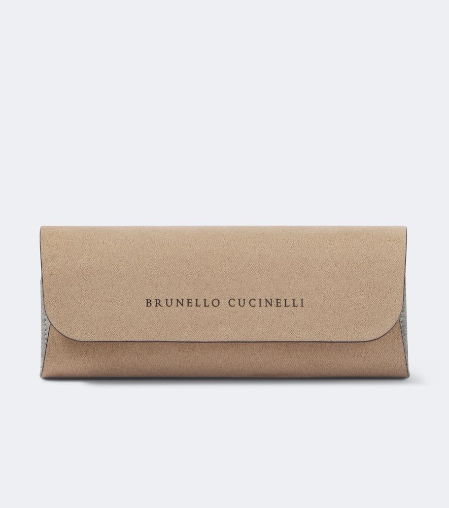 Runde Sonnenbrille - Brunello Cucinelli - Modalova