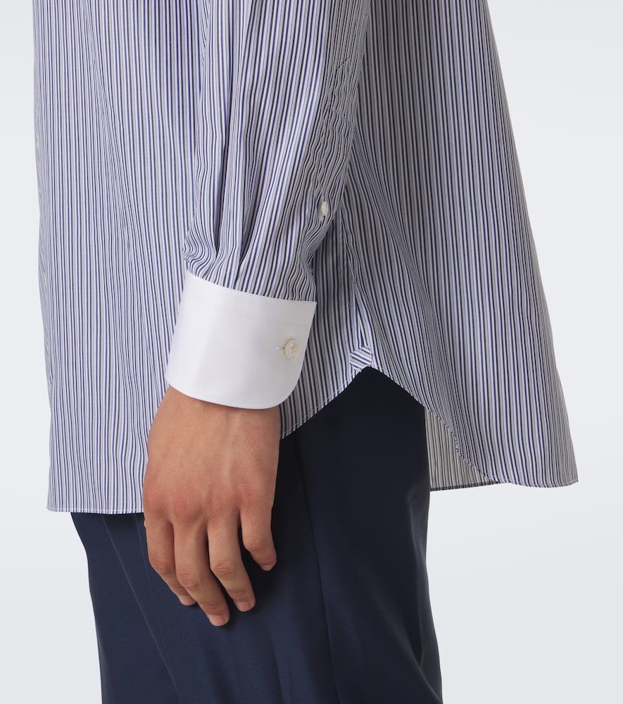 William striped cotton poplin shirt - Brioni - Modalova