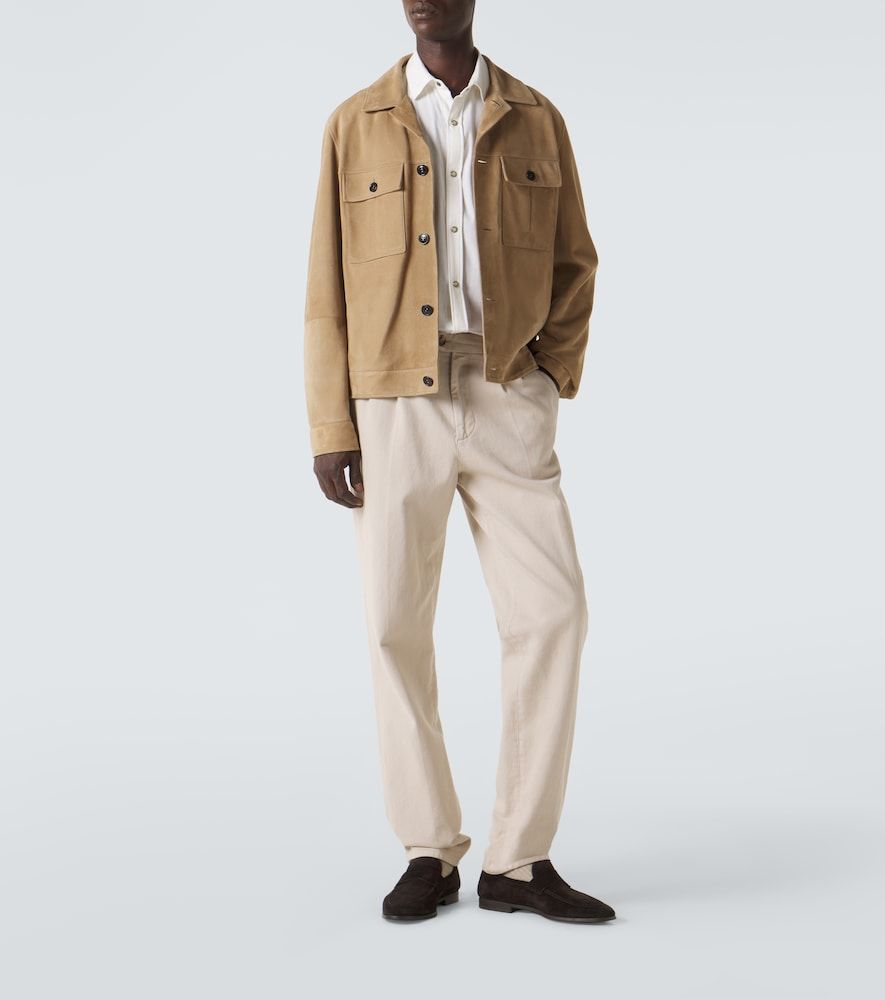 Canali Camicia in cotone e cashmere - Canali - Modalova