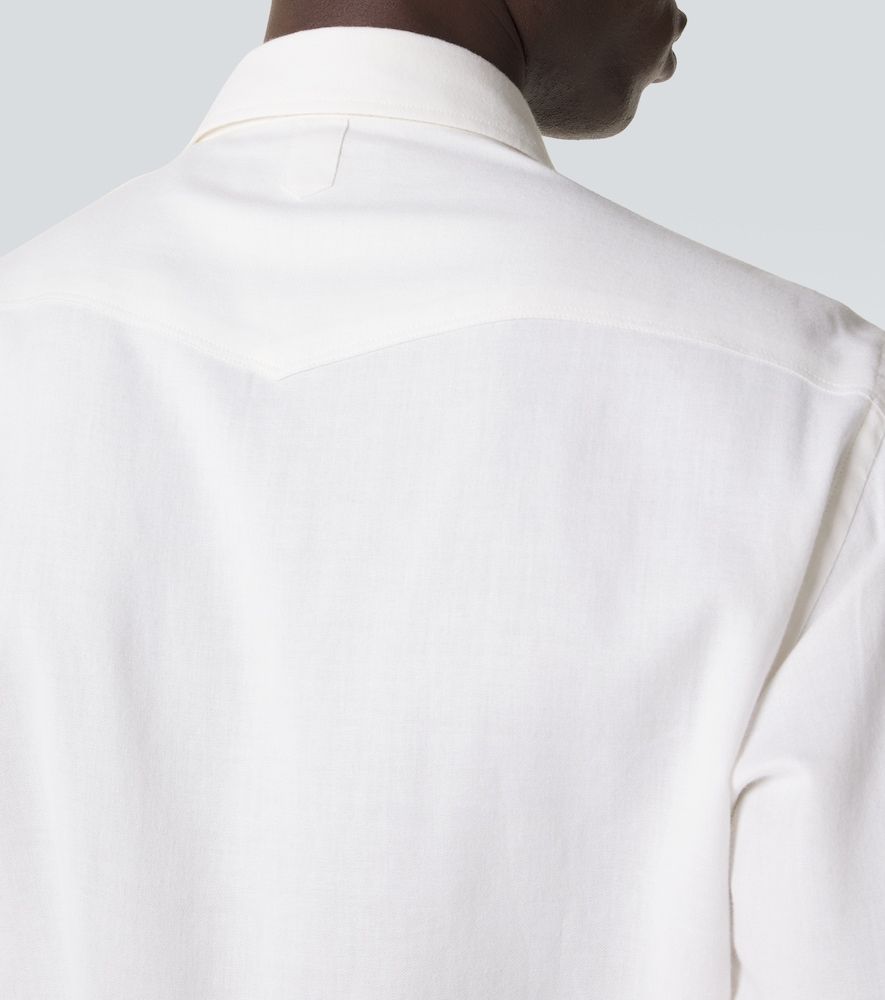 Canali Camicia in cotone e cashmere - Canali - Modalova