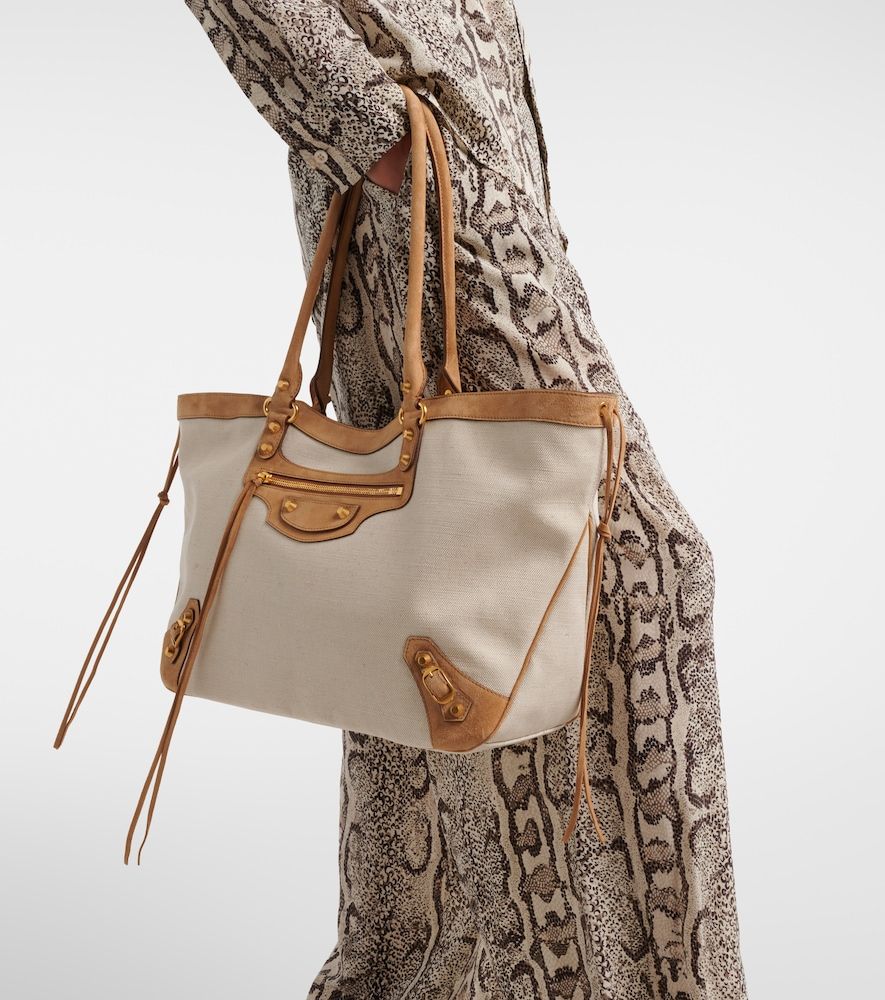 Le City Beach Medium canvas tote bag - Balenciaga - Modalova