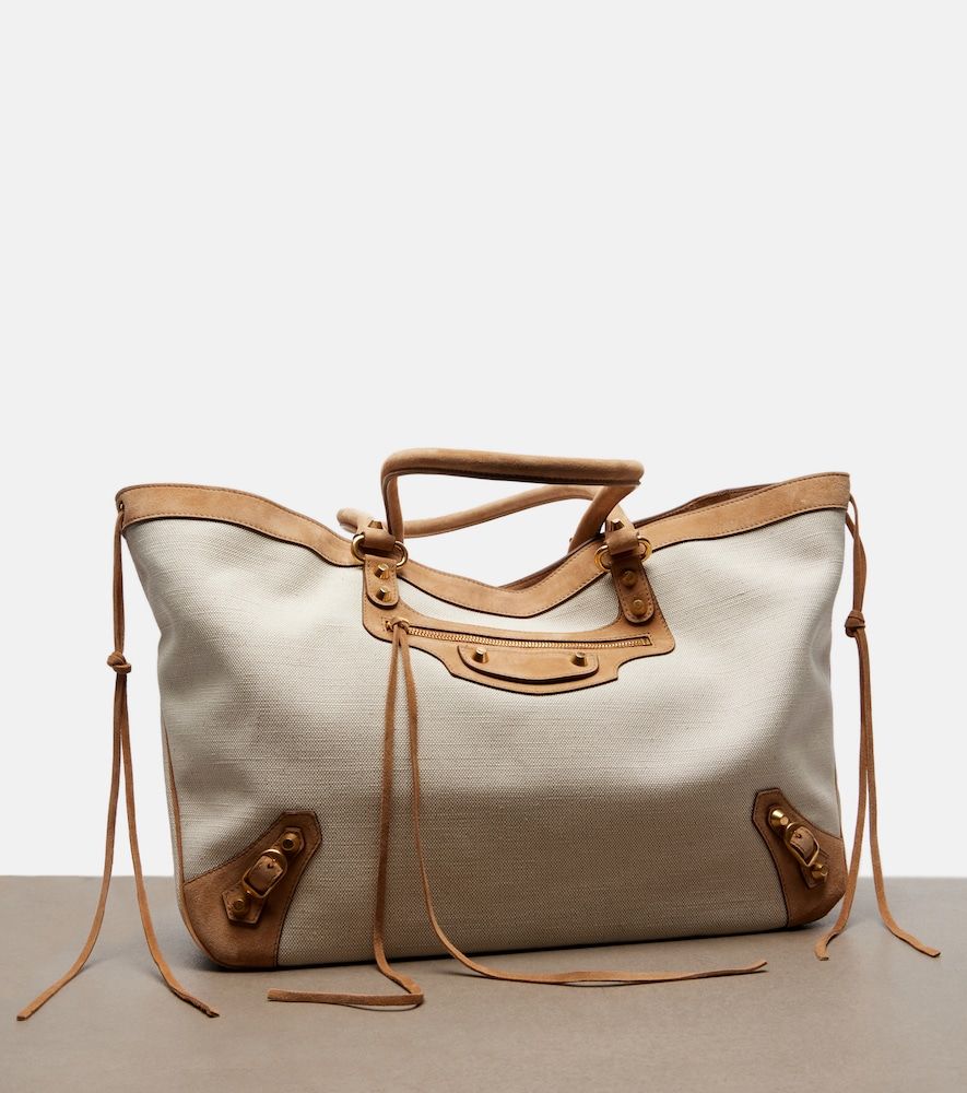 Tote Le City Beach Medium aus Canvas - Balenciaga - Modalova