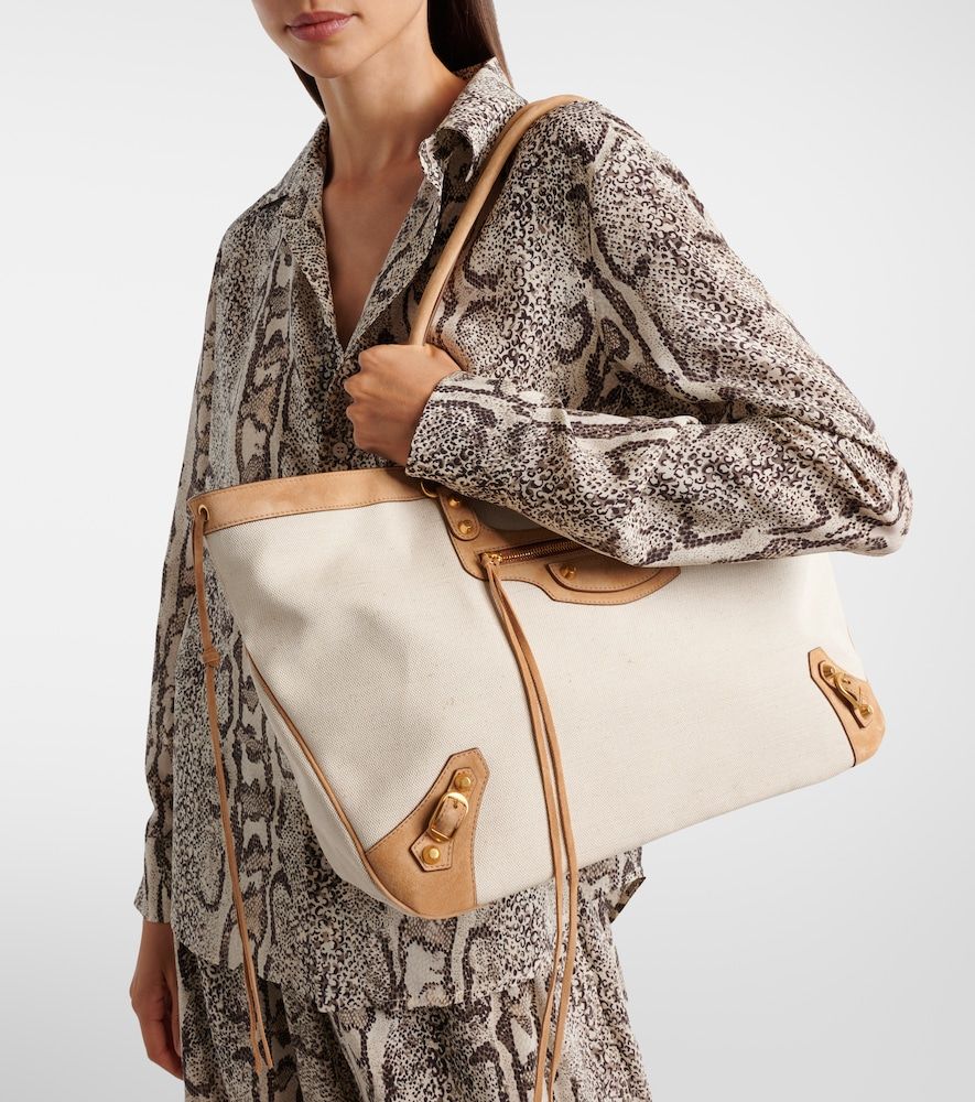 Le City Beach Medium canvas tote bag - Balenciaga - Modalova