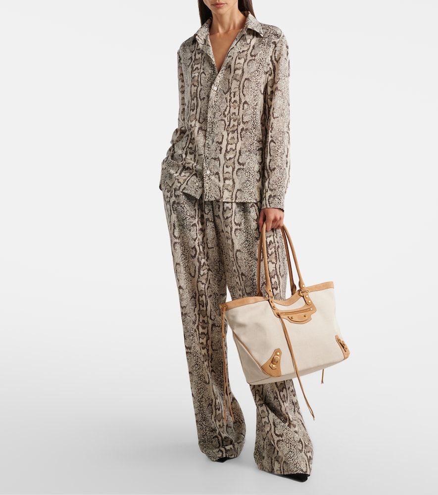 Tote Le City Beach Medium aus Canvas - Balenciaga - Modalova
