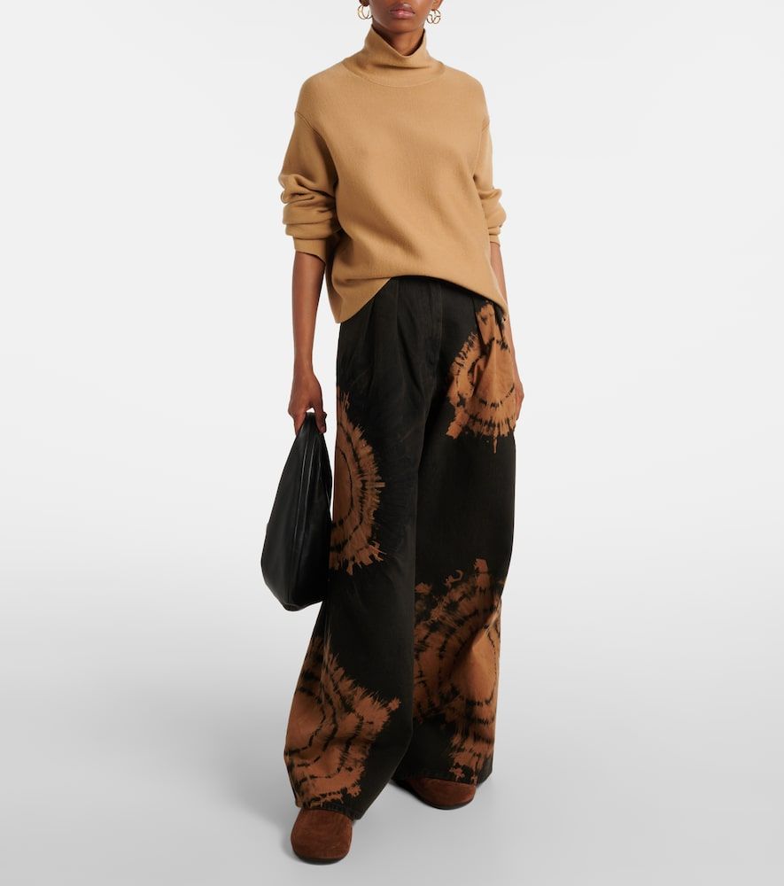 Pantalones anchos de algodón estampados - Alanui - Modalova